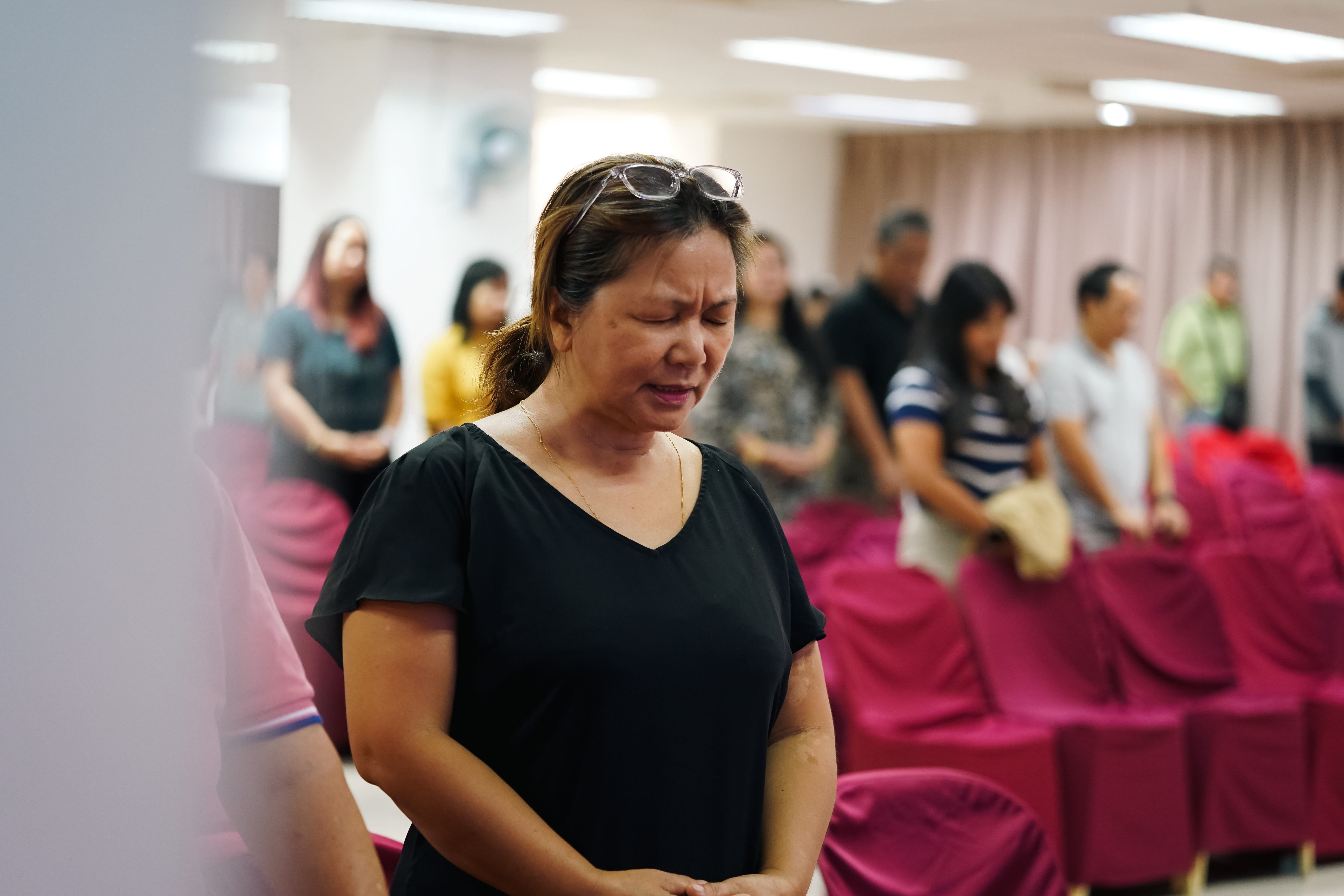 Jemaat SIB Bandaraya Kota Kinabalu berdoa bersama